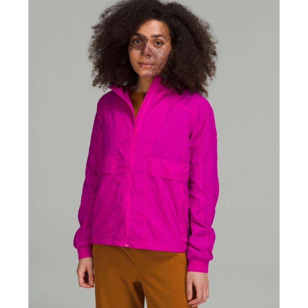 Lululemon Hood Lite Packable Jacket Purple Highlight Size 2
